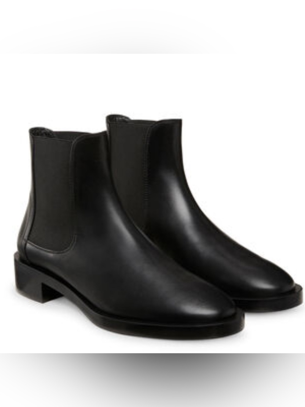 Stuart Weitzman 
SONDRA SLEEK
CHELSEA BOOTIES 
Black
SMO-Smooth Calf
Size 8B